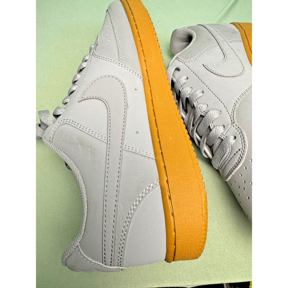 Nike Court Vision Low Particle Grey Wheat Size 9 CD5463-009 80\'s Gray Gum Sole main image 5